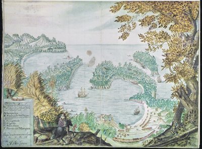 Veduta del porto di Acapulco da French School